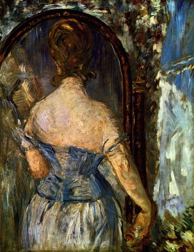 Before the Mirror by Édouard Manet